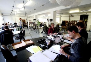 le plus grand espace de travail coworking d'europe à Berlin