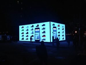 Magasin Nike boite à chaussure